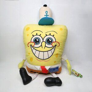 Vintage Nickelodeon SpongeBob Squarepants Stuffy Bean Bag Toy Yellow Bikini Bott